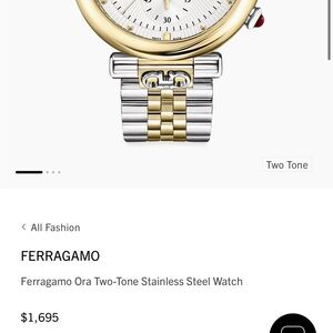Ferragamo two-tone watch